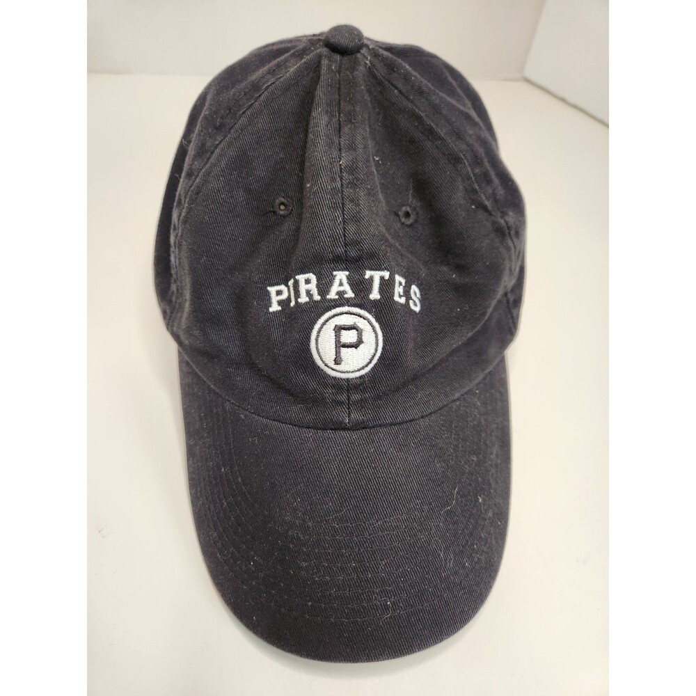 Pittsburgh Pirates Hat Cap Strap Back MLB Baseball Black